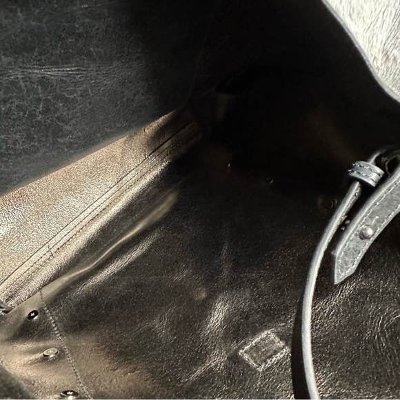 New Botkier Black Leather studded hobo tote with Botkier pouch - Picture 9 of 16